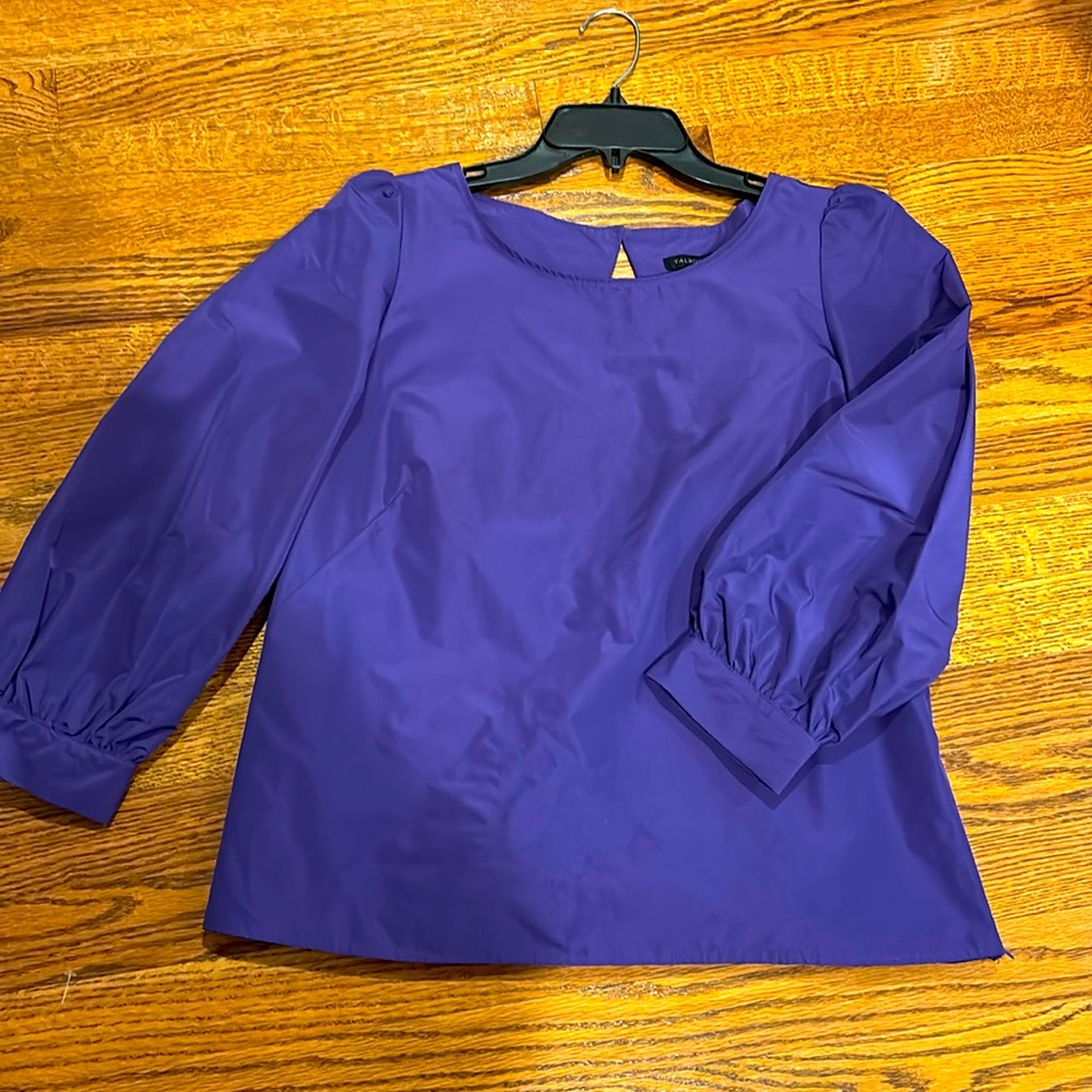 NWT Talbots size Small taffeta formal Blouse